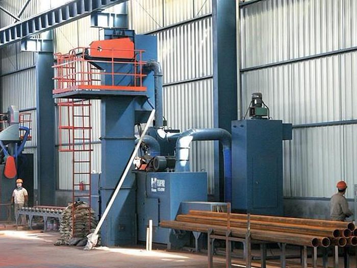 三清山网架杆件拋丸