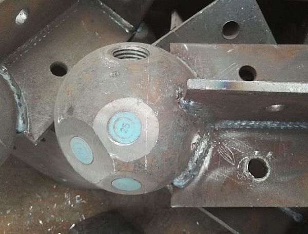 三清山螺栓球球塞，网架配件