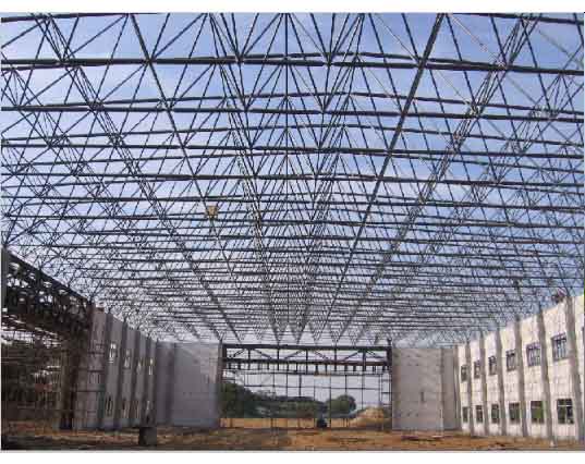 三清山湖南长沙5712飞机库网架工程