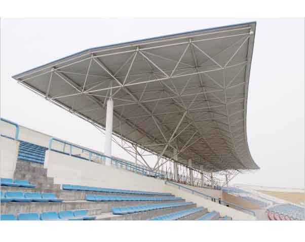 三清山河南理工大学体育场看台网架